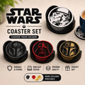 Galactic Coaster Sets – Star Wars Inspried Coasters | Darth Vader, Stormtrooper, Mandalorian
