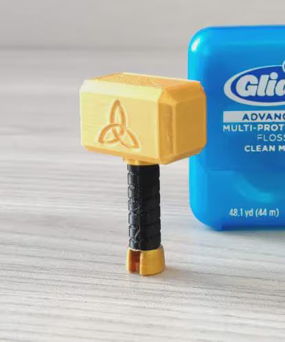 Thor Inspired Hammer Keyring - Mjolnir Keychain | Norse Mythology Gift
